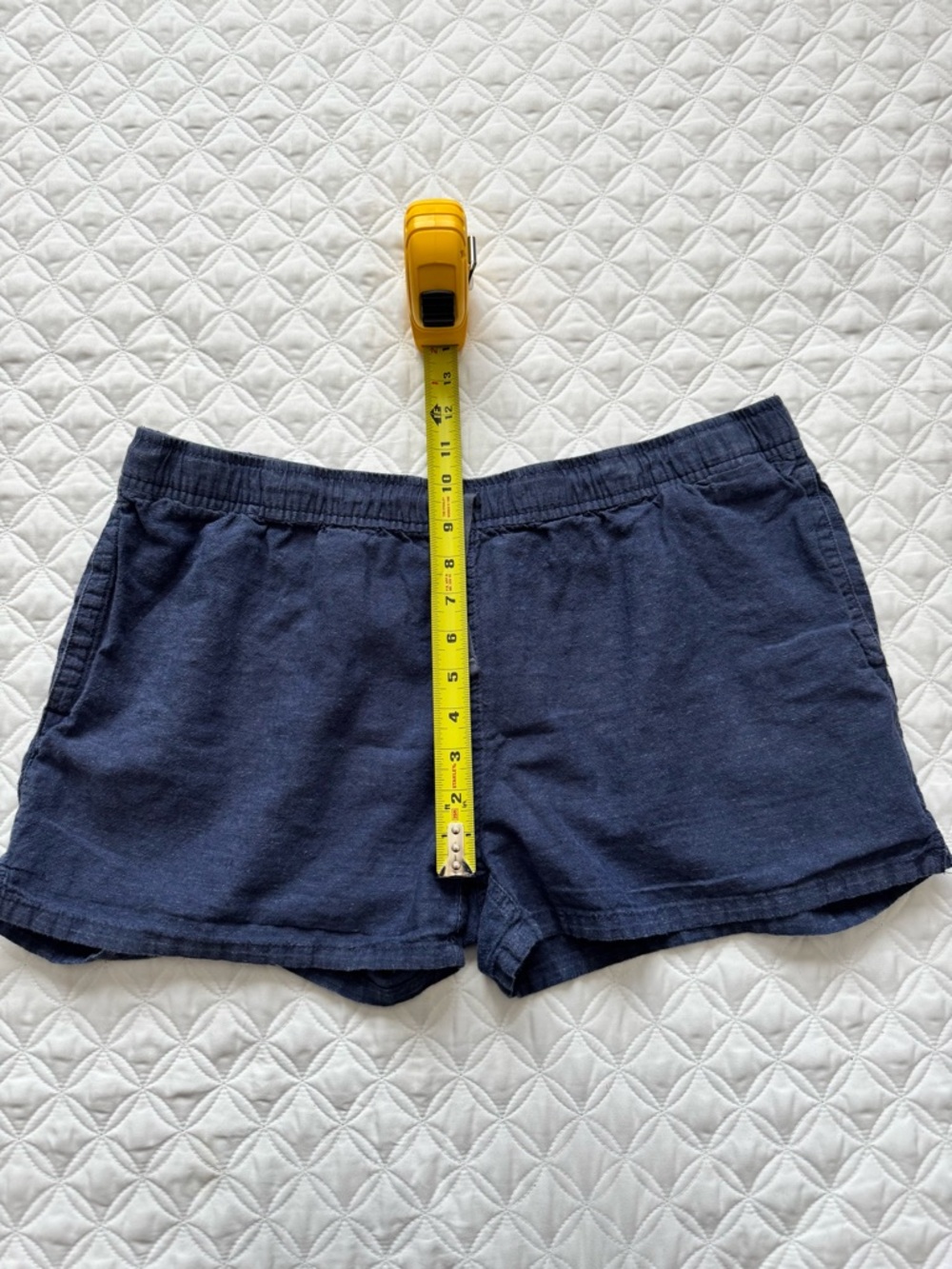 Patagonia Island Hemp Baggies Shorts 3" Pull On Woven Navy Blue Size Large - Picture 12 of 14